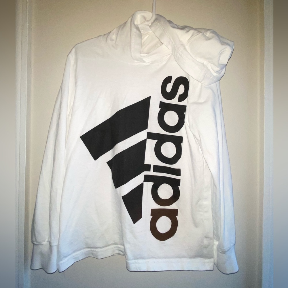 Adidas Black & White Little Boy's 2-Piece Logo Hoodie & Joggers Set